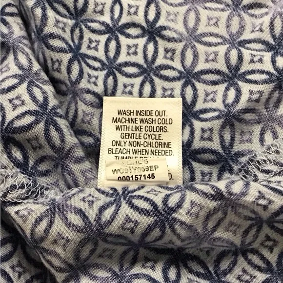 Croft And Barrow Blue Dress Size M. - Picture 5 of 5